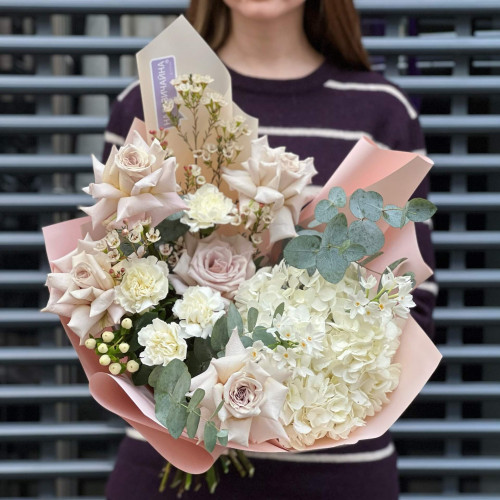 Bouquet «Snowy sky»