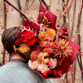 Полумʼяний букет «Осіння фантазія»