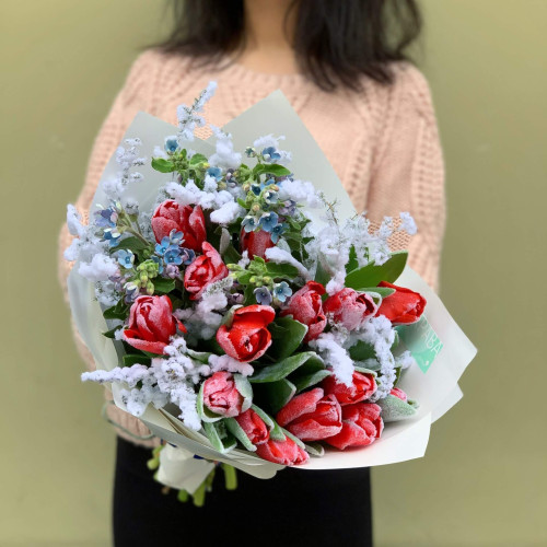 Bouquet «Winter tulip»