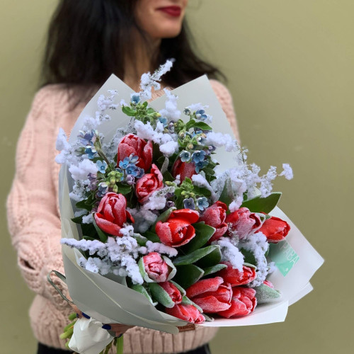 Bouquet «Winter tulip»