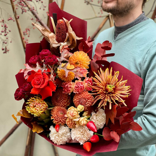 Полумʼяний букет «Осіння фантазія»