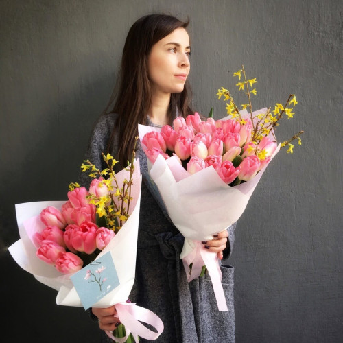 Set of bouquets "Mother-daughter"