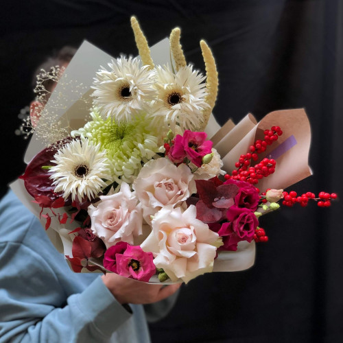 Букет «Шоколад з журавлиною»