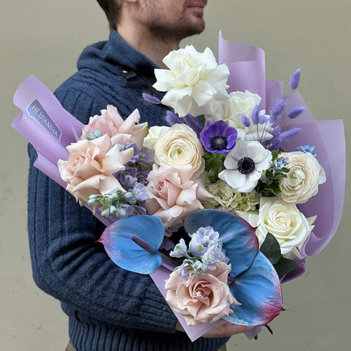 Букет «Голубое сочетание»