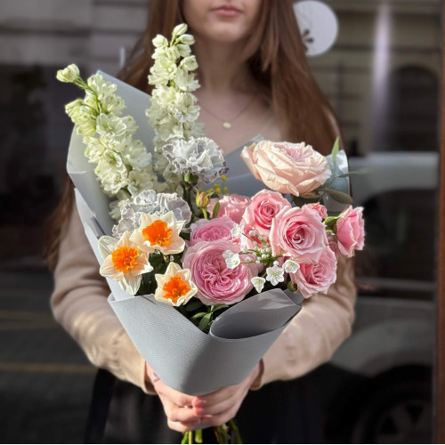 Ніжний ароматний букет «Замріяний ранок»