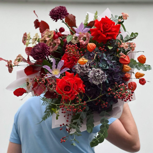 Букет «Теплий іній»