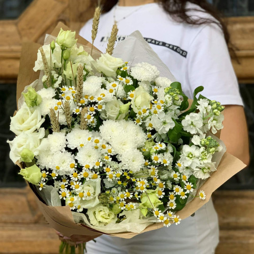Bouquet «Wheat foam»