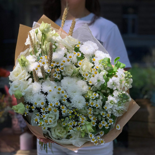 Bouquet «Wheat foam»