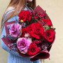 Букет «Малиновий велюр»