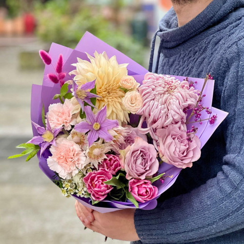 Букет «Пурпуровий метелик»