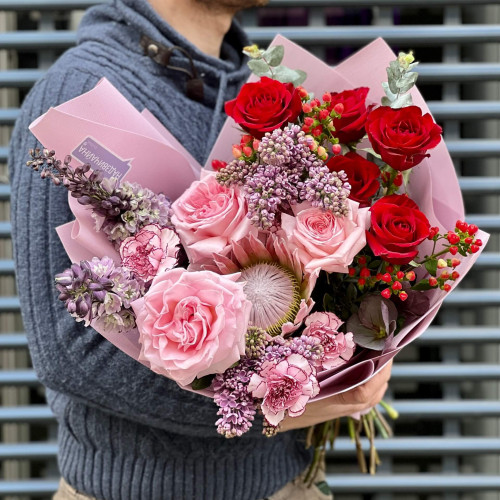 Букет «Пурпурове танго»