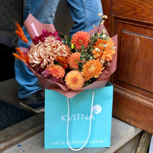 Букет «Помаранчева осінь»