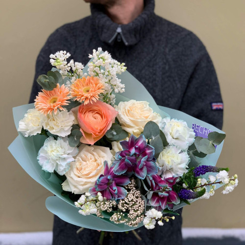 Bouquet «Brave peach»