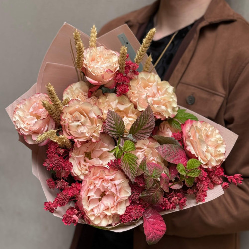 Букет із мереживних троянд Country Candy «Примхи Софії»