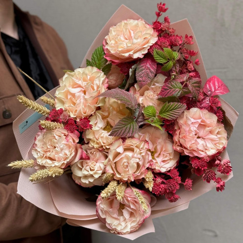 Букет із мереживних троянд Country Candy «Примхи Софії»