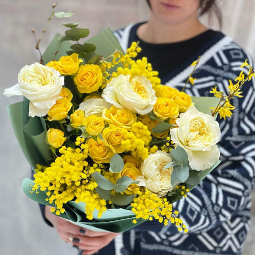 Букет «Солнечная канарейка»