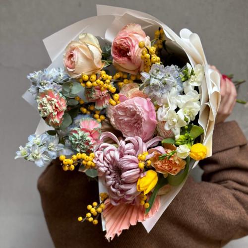 Яскравий життєрадісний букет «Мелодія самби»