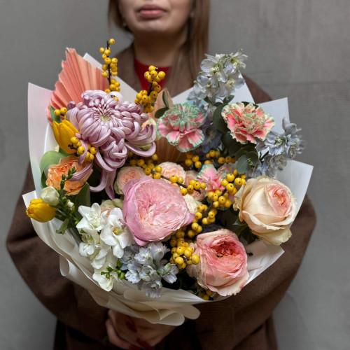 Яскравий життєрадісний букет «Мелодія самби»