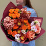 Bouquet «Incendiary orange»