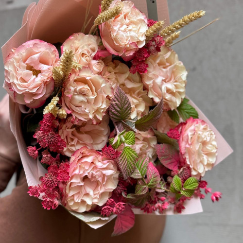 Букет із мереживних троянд Country Candy «Примхи Софії»