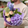 Pastel bouquet «Blueberry»
