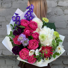 Букет «Чорничне морозиво»