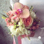 Bouquet compliment with phalaenopsis in bergrace