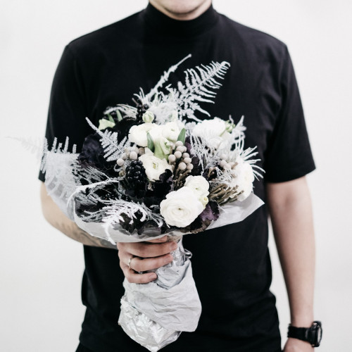 Чорно-білий букет