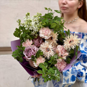 Пухкий букет у польовому стилі «Чарівне поле»