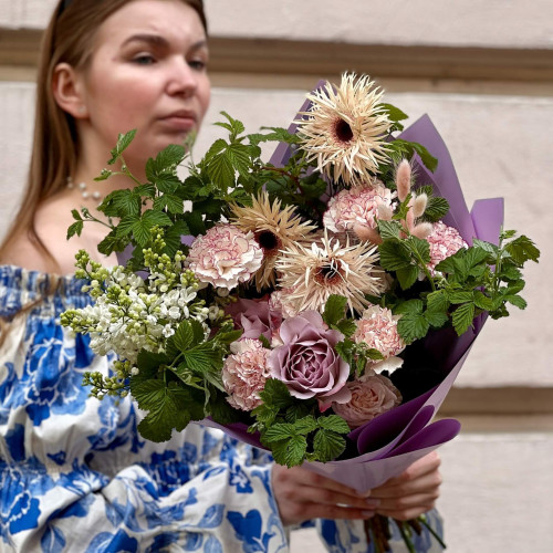 Пухкий букет у польовому стилі «Чарівне поле»