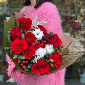 Букет «Яскрава зима»