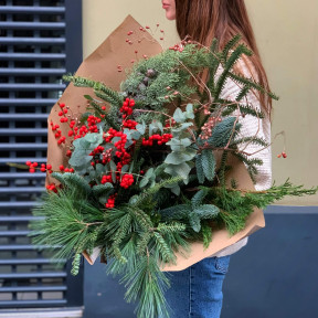 Букет «Різдвяний оберемок»