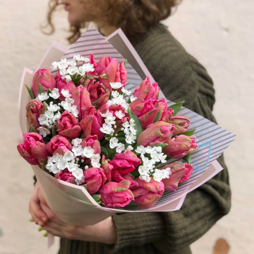 Тюльпан-Аллиум «Весенний романс»