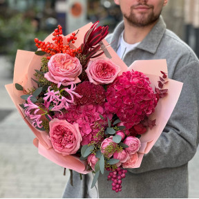 Букет «Полум'яна зустріч»