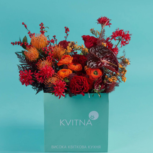 Букет «Вогняні квіти»