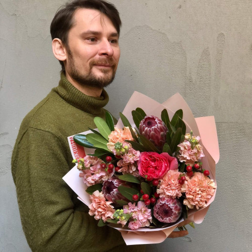 Букет з екзотичними протеями «Австралійські пригоди»