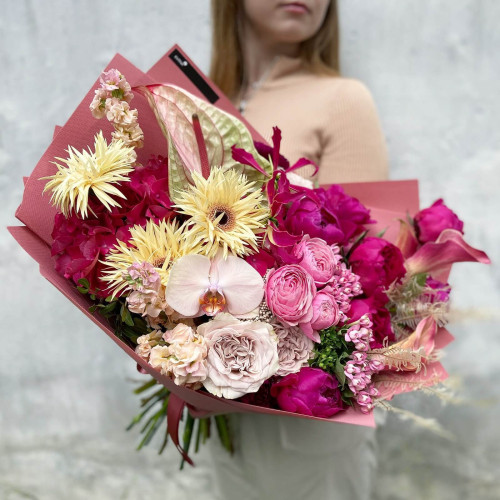 Букет «Малинове кюлі»