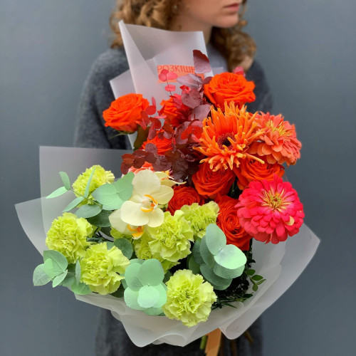 Букет «Цитрусовый коктейль»