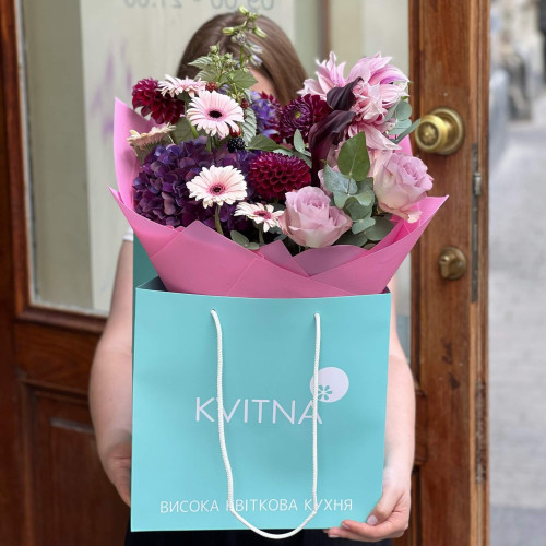 Букет «Твої чорничні очі»