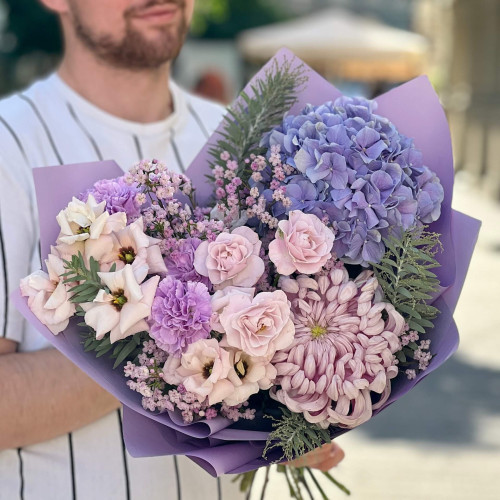 Букет «Лавандовое пралине»