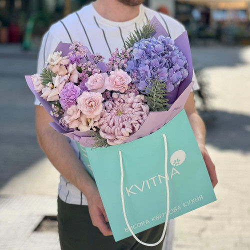 Букет «Лавандовое пралине»