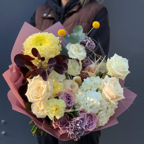 Bouquet «Lilac cream»