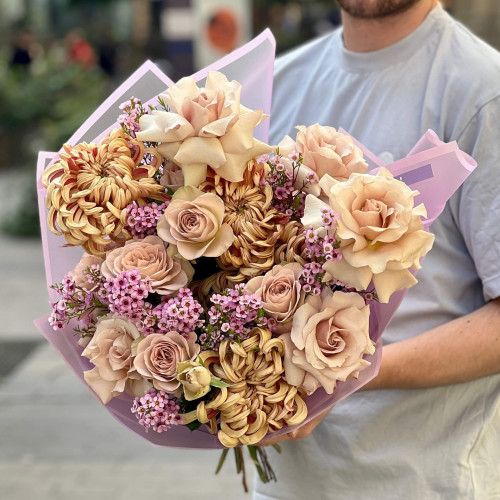 Букет «Карамельне мереживо»