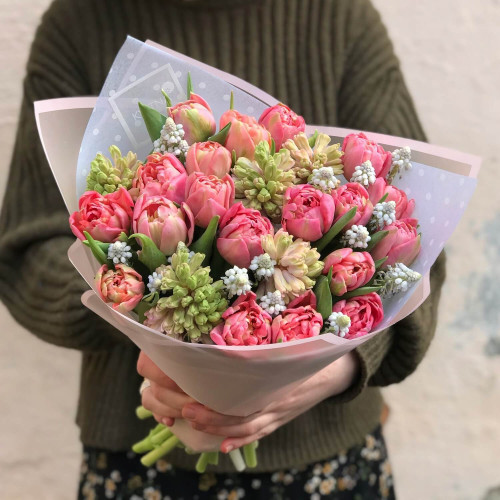 Гіацинт-тюльпан-мускарі «Весняна мелодія»