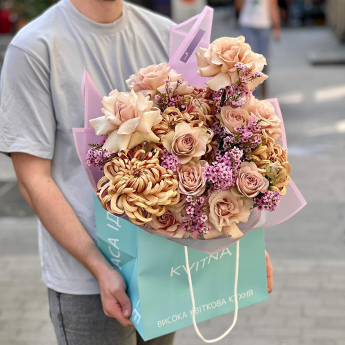 Букет «Карамельне мереживо»