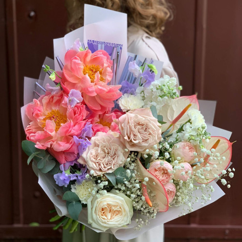 Summer bouquet «Sea foam»