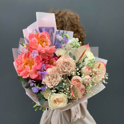 Summer bouquet «Sea foam»