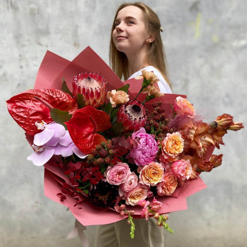 Букет «Серпневий поцілунок»