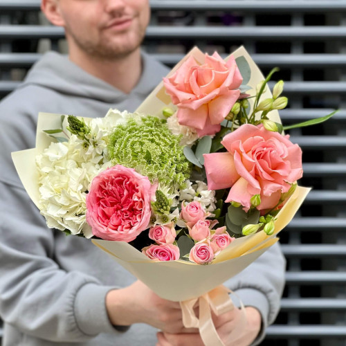 Букет «Персикові цьомки»
