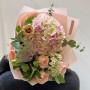 Світлий букет з гортензією «Солодка мить»